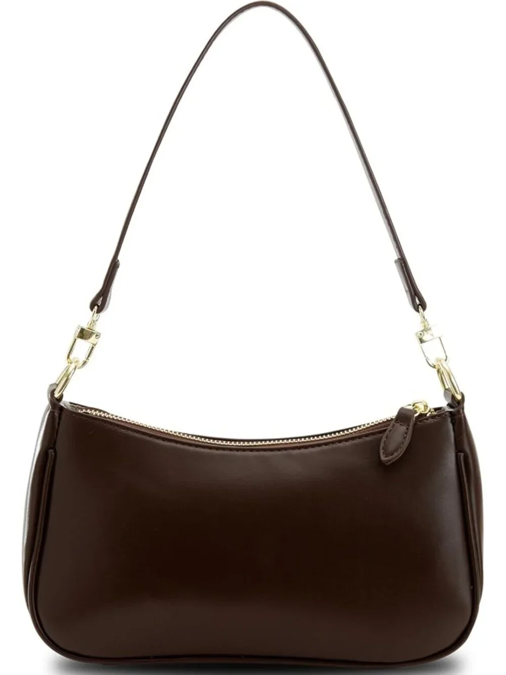 Chic Vegan Leather Crossbody Bag | Small Crescent Shoulder Purse & Hobo Clutch
